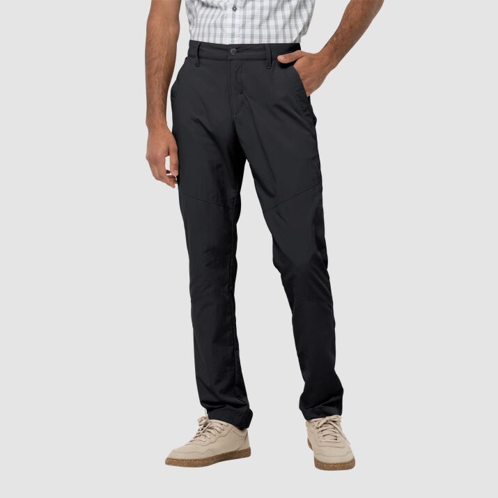 Pantalón Casual Jack Wolfskin Desert Valley Hombre Negros Mexico-2814136